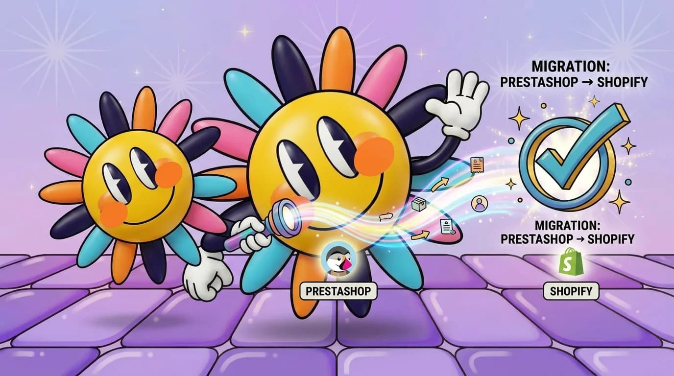 Migration PrestaShop vers Shopify